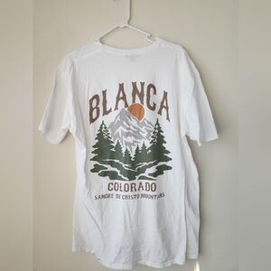 White Blanca Colorado Graphic T-Shirt, Size M